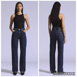 Levi's Women's Dark Blue Straight-Leg Jeans